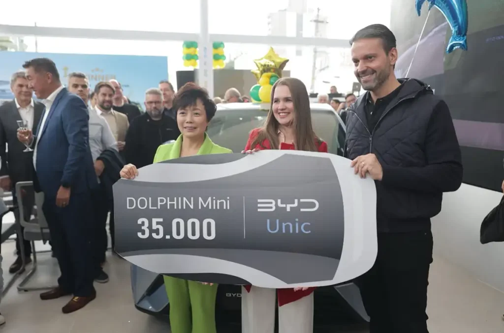 BYD alcança marco de vendas