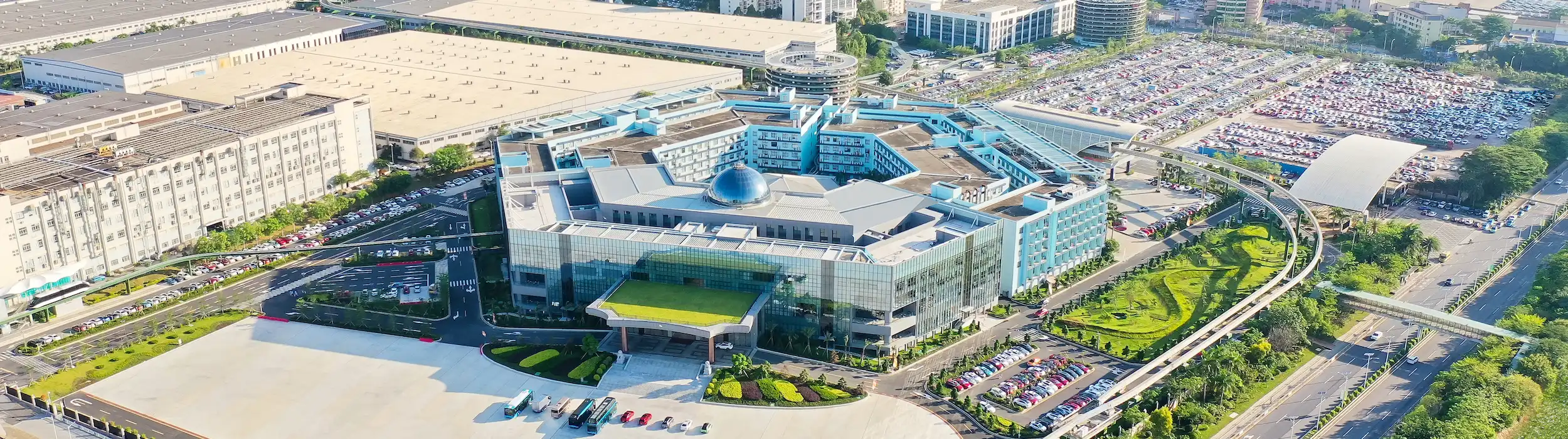 Sede global da BYD em Shenzhen, Guangdong, China