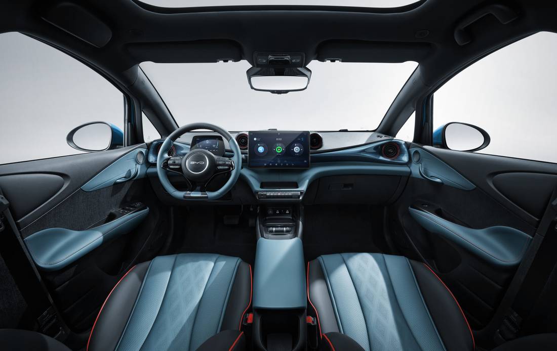 Dolphin Plus Blue Interior Bancos